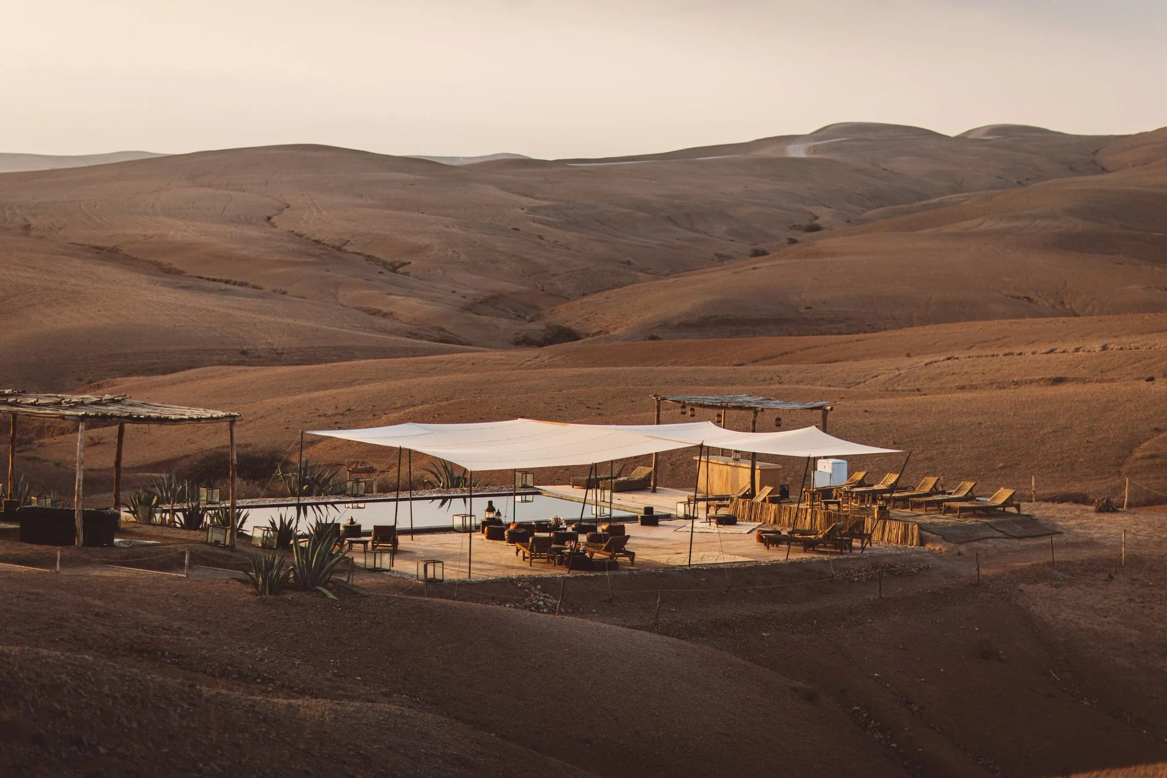 Desert Camps in the Agafay: Seven Places to Stay Beyond the City