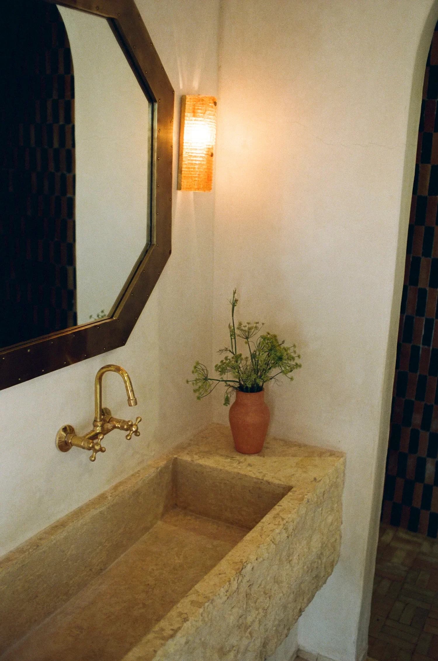 a leopard-print chair