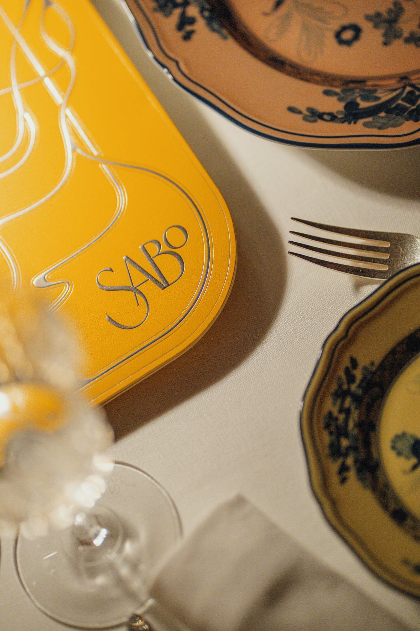 Ginori porcelain and the SABO menu